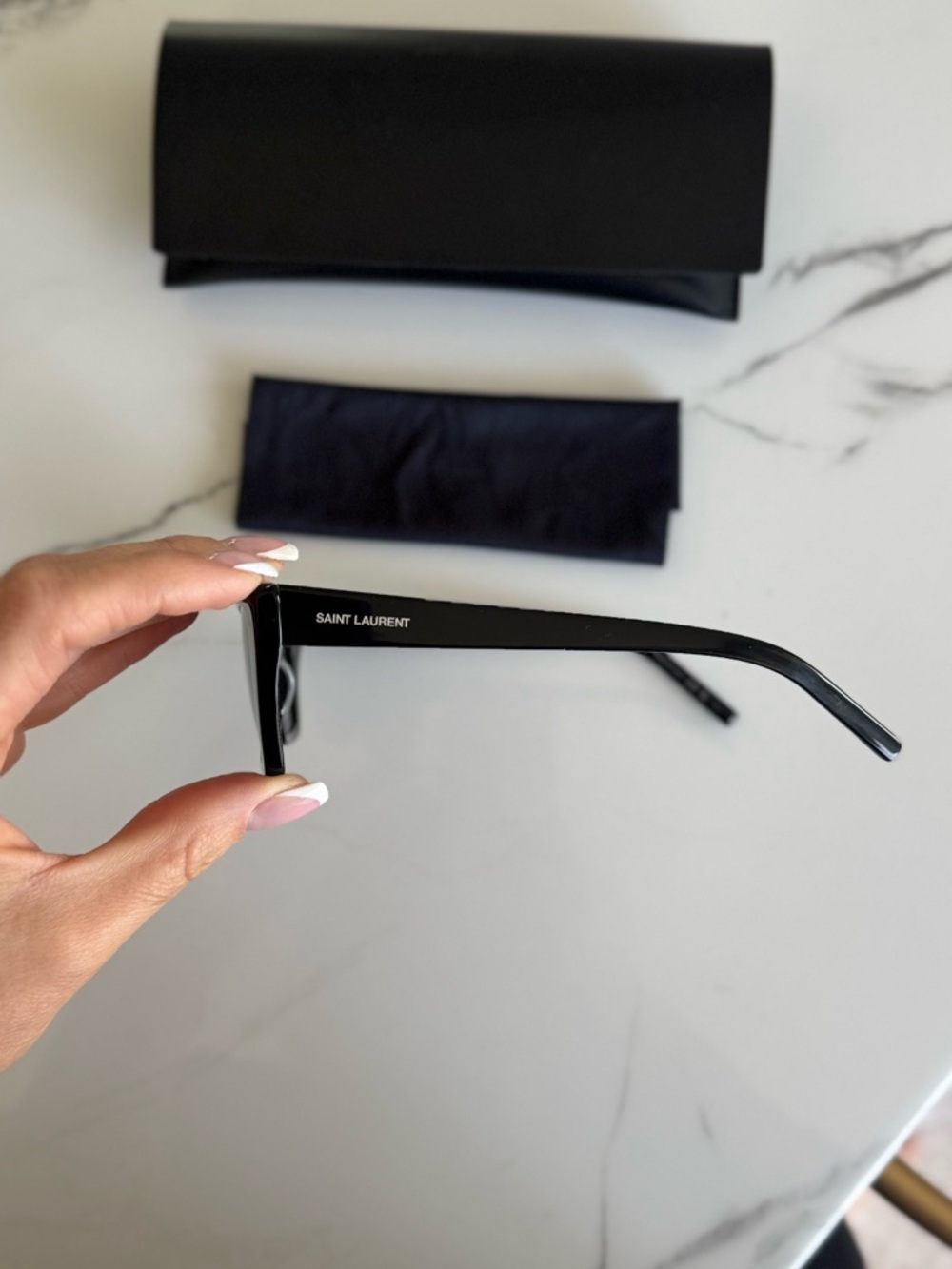 SAINT LAURENT Grey Cat Eye Ladies
Sunglasses SL 276 MICA 001 53 
❤️Authentic!!! - Picture 4 of 10